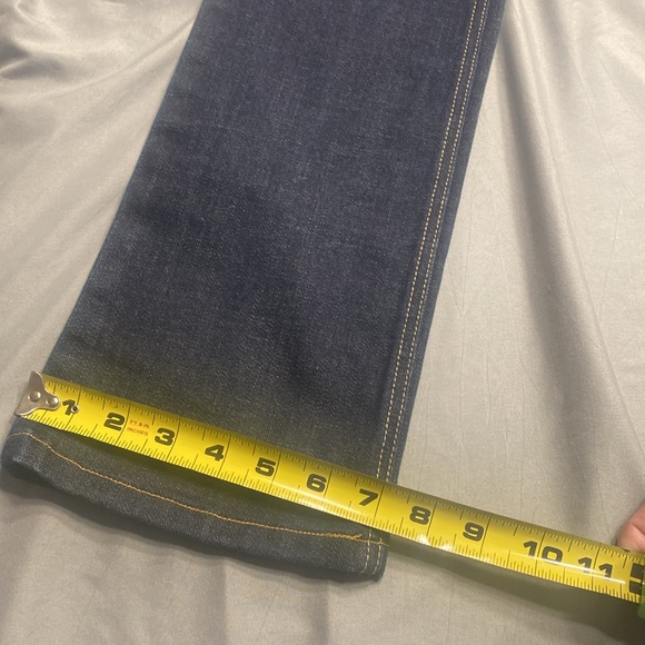 Rag & Bone Stiletto Bootcut Dark Wash Jean 27 low rise EXCELLENT CONDITION - Picture 8 of 11